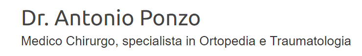 Antonio Ponzo Ortopedico Roma